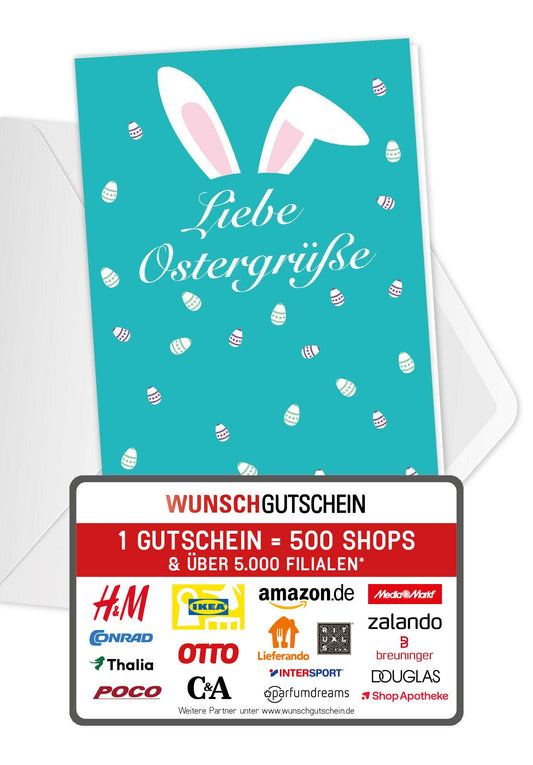 Liebe Ostergrüße - Hasenohren