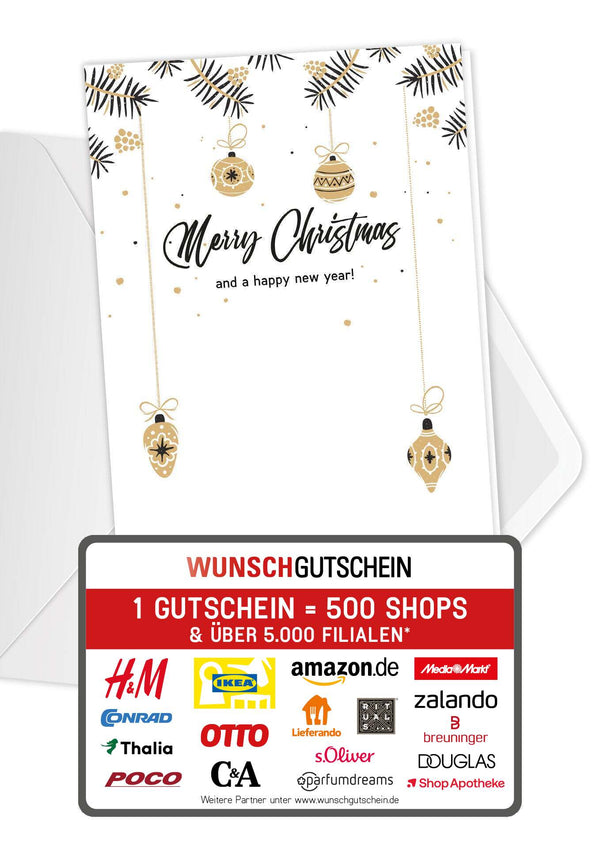 Merry Christmas - Christbaumkugel