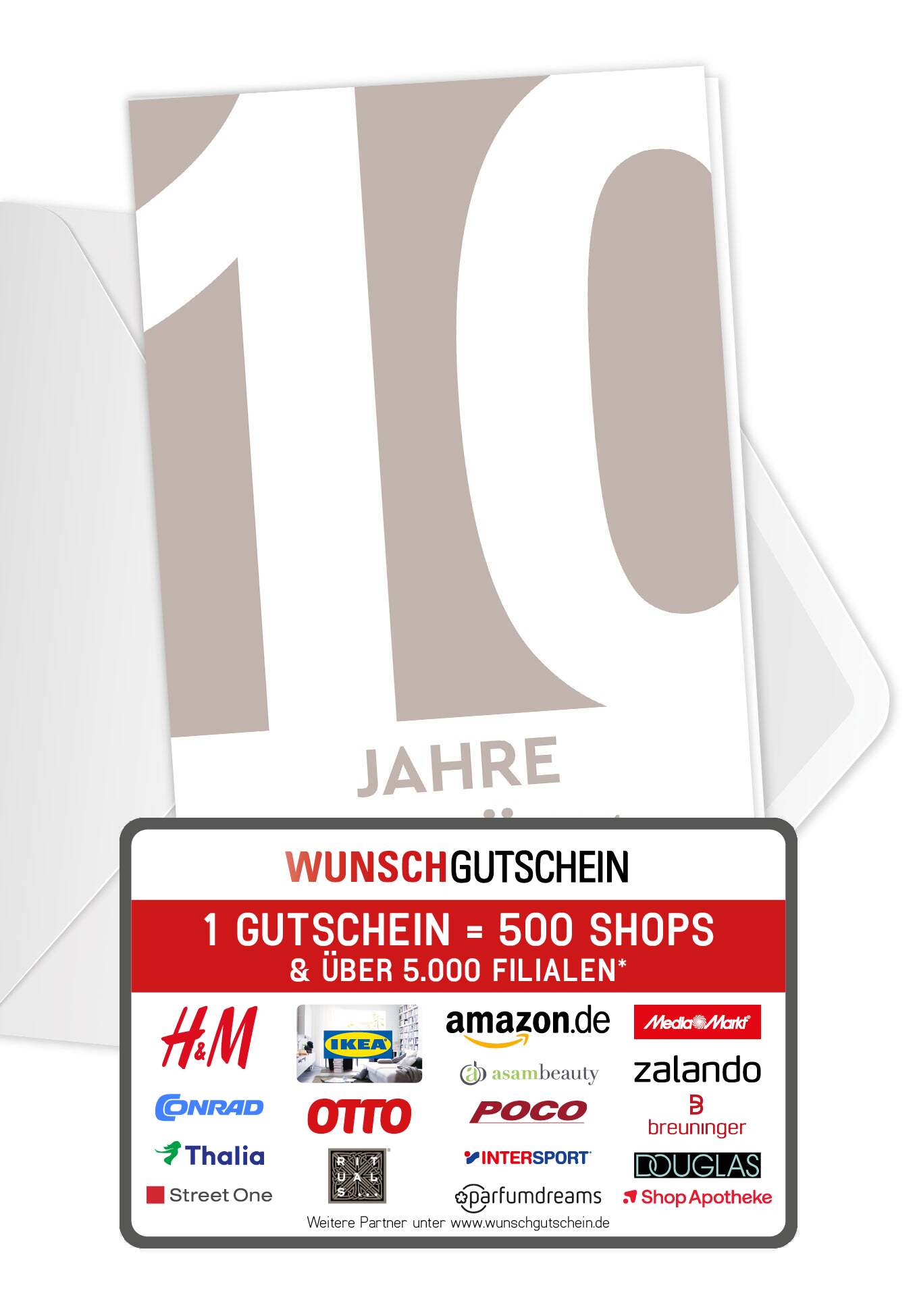 10 Jahre Jubiläum - Beige