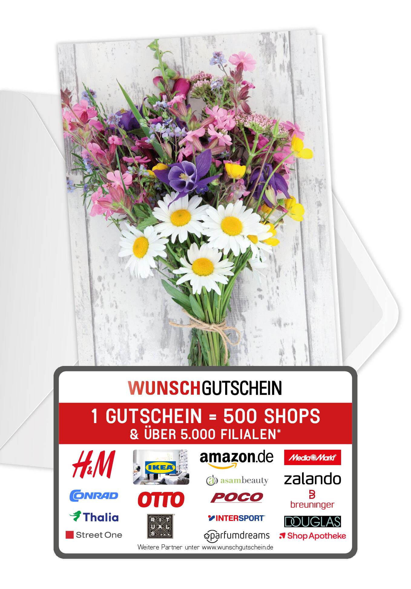 Strauß Blumen (Gutscheinwert)