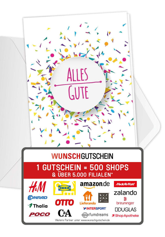 Alles Gute - Konfetti