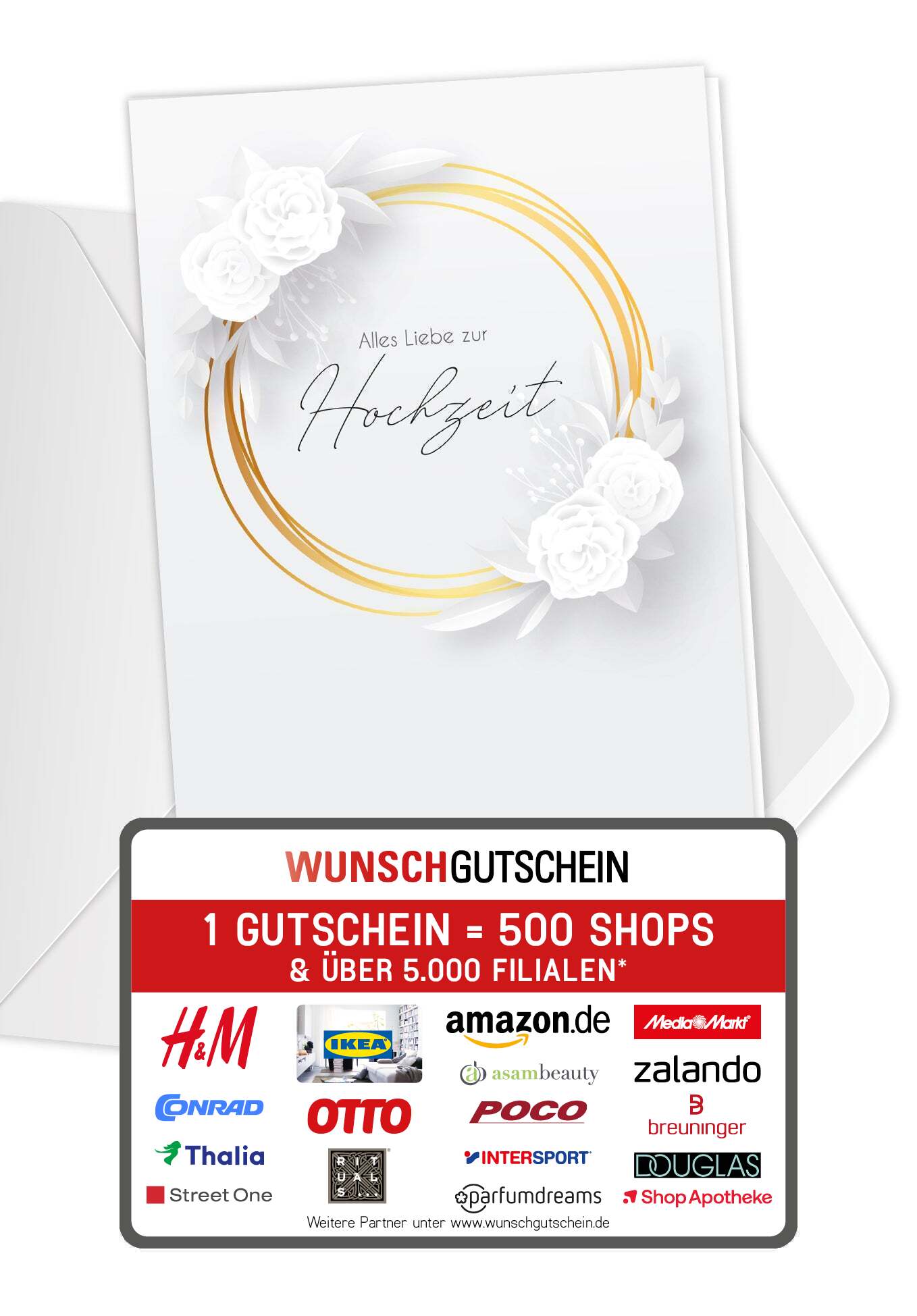 Hochzeit - Gold (Gutscheinwert)