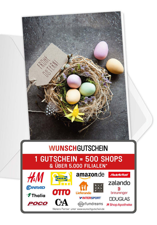Frohe Ostern - Nest