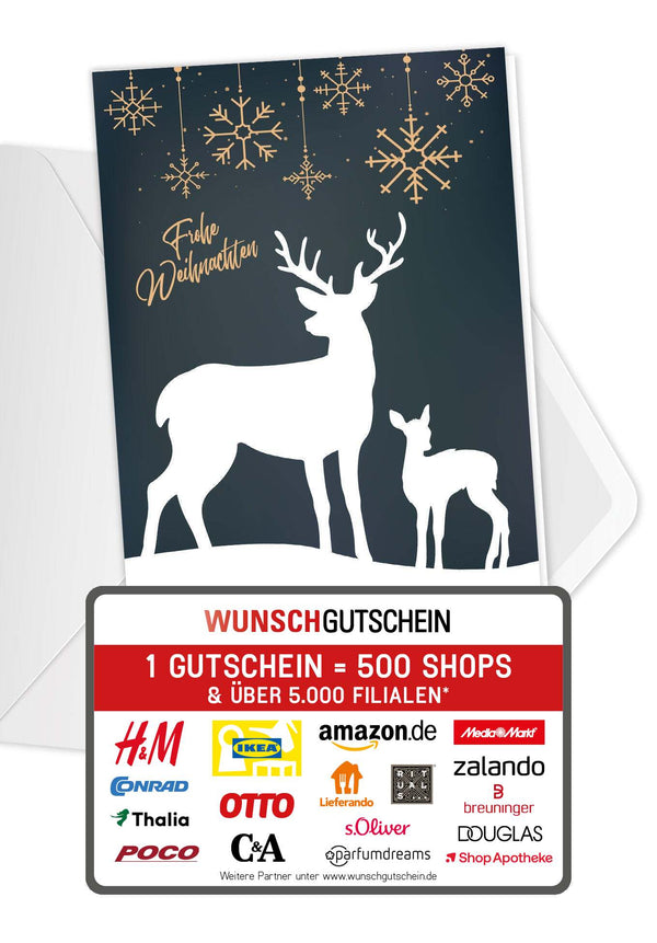 Frohe Weihnachten - Rentier