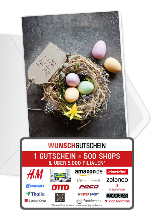 Frohe Ostern - Nest