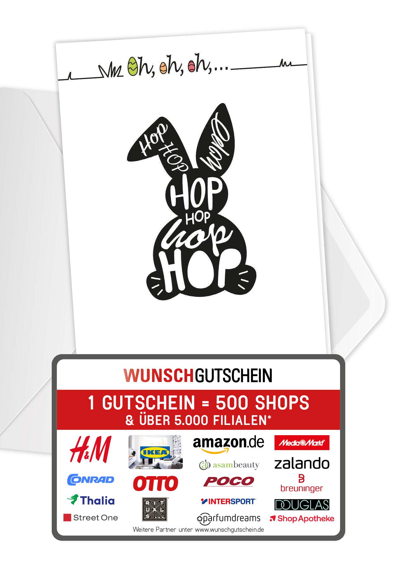 Hop - Hase (Gutscheinwert)