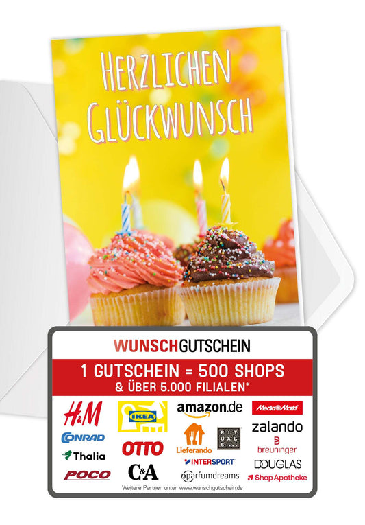 Herzlichen Glückwunsch - Muffins