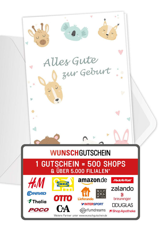 Alles Gute Geburt - Tiere