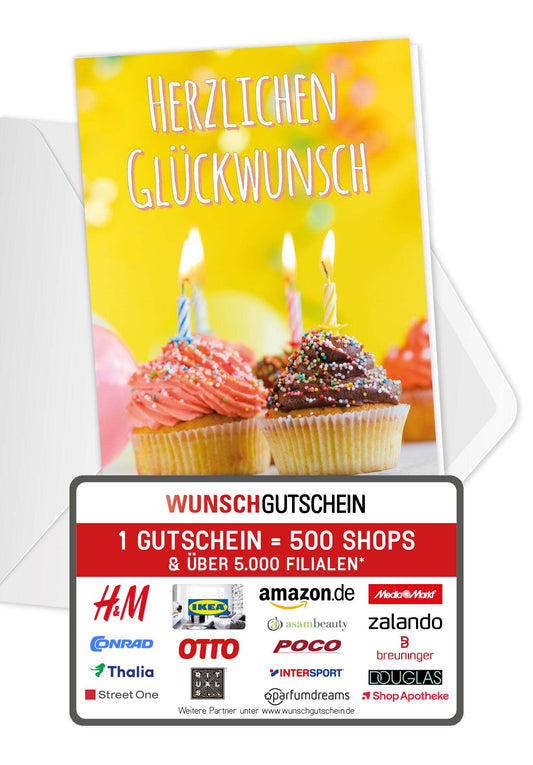 Herzlichen Glückwunsch - Muffins