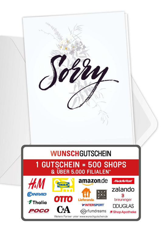 Sorry - Blumen