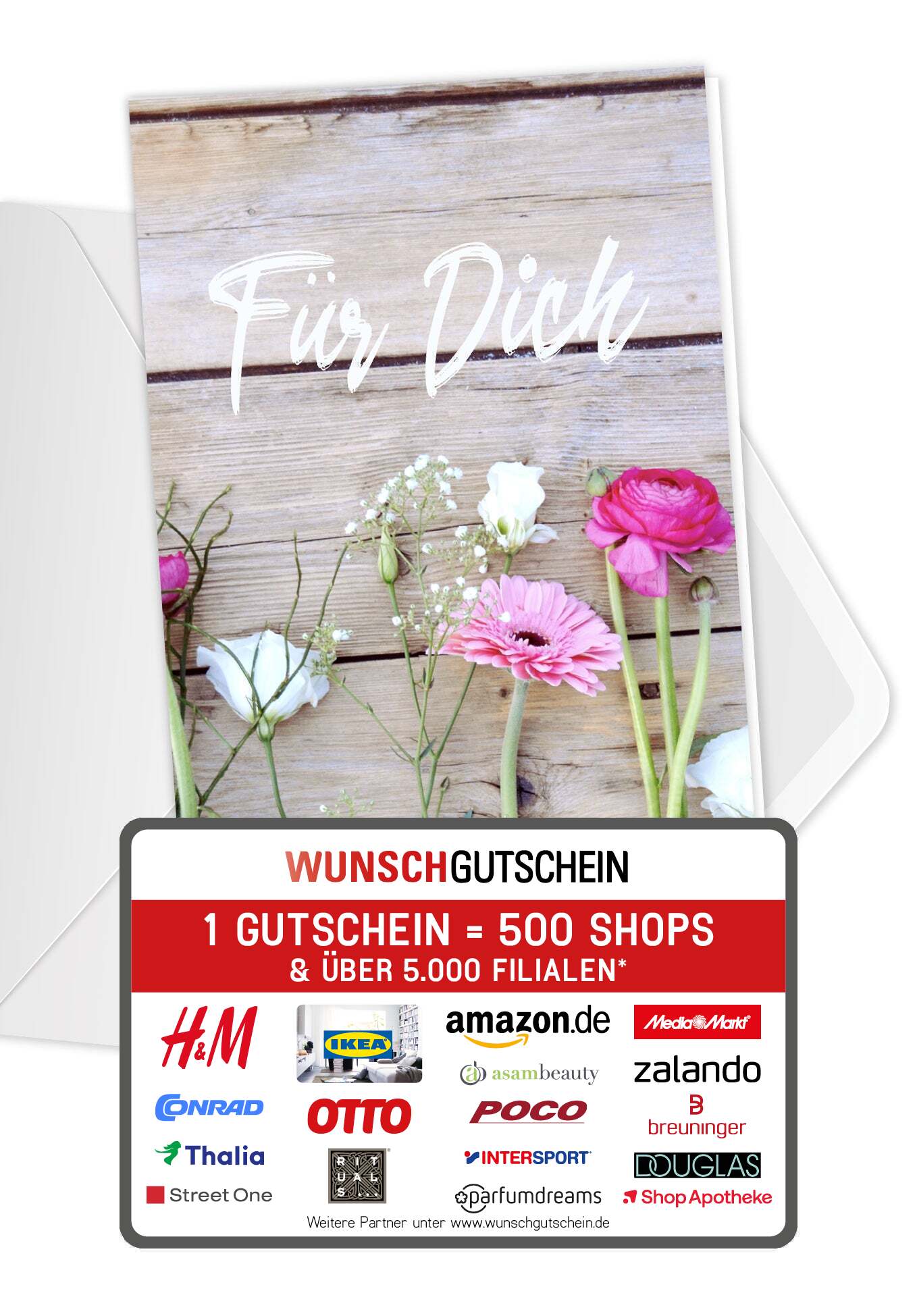 Für Dich - Blumen (Gutscheinwert)