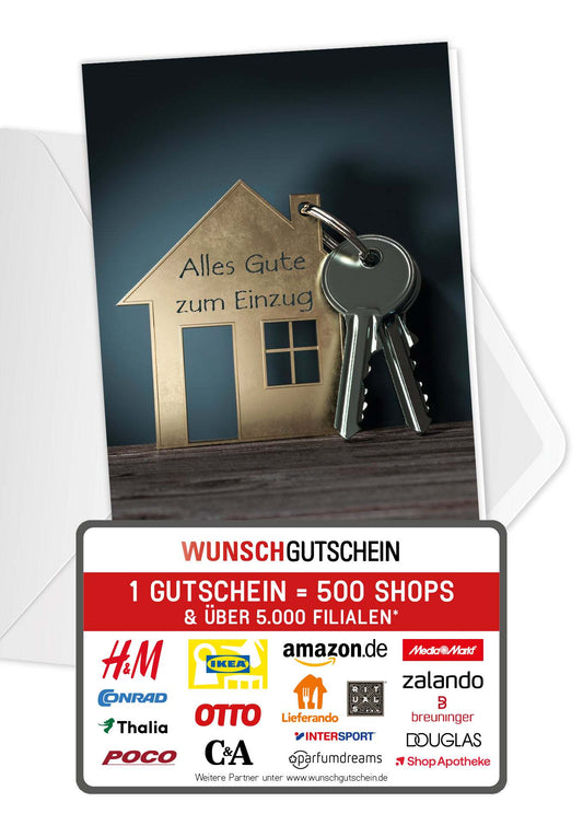 Alles Gute Einzug - Schlüssel
