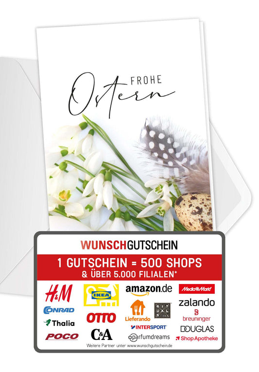 Frohe Ostern - Federn