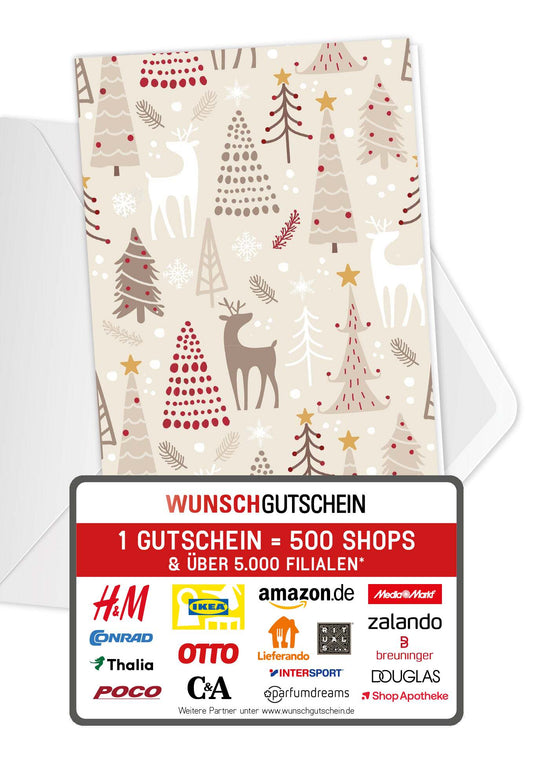 Weihnachtsbäume Beige